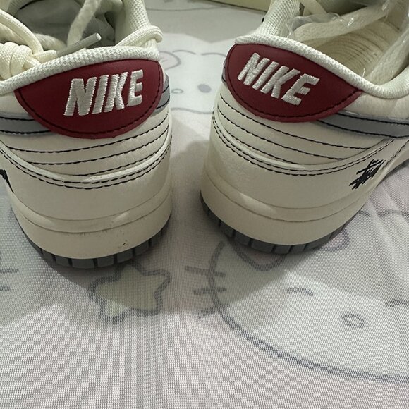 Stussy X Nike Sb Dunk Low Low-Top Sneakers - Picture 4 of 6